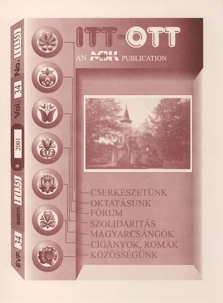 2001 - 34. évf., 1 szám